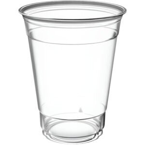 14 oz. Clear PET Plastic Cold Cups, 98 mm-1000 pcs