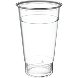20 oz. Clear PET Plastic Cold Cups, 98 mm-1000 pcs