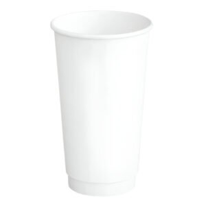 20 oz. White Paper Hot Cups-Double Wall-360 pcs