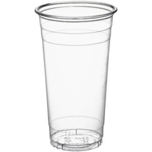 24 oz. Clear PET Plastic Cold Cups, 98 mm-600 pcs