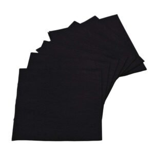 2-Ply Cocktail Napkins-Black-10" x 10"-3000 pcs