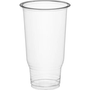 32 oz. Clear PET Plastic Cold Cups, 107 mm-500 pcs