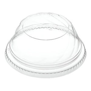 98mm Twist Dome Lids without Holes for 14-24 oz Clear PET Cups-1000 pcs