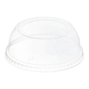 98mm Dome Lids with Wide Hole for 14-24 oz Clear PET Cups-1000 pcs