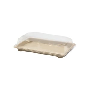 Plastic Clear Sushi Tray, Lid 1.0-600 pcs