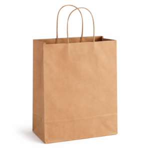 10.25 x 6.3 x 13" Kraft Paper Shopping Bags-250 pcs