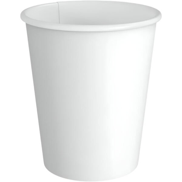 10 oz. White Paper Hot Cups-Single Wall-1000 pcs