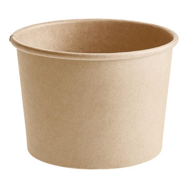12 oz. Kraft Paper Soup Cups-500 pcs