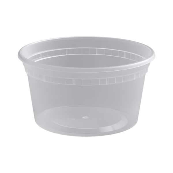16 oz.Translucent Round Plastic Deli Container-500 pcs