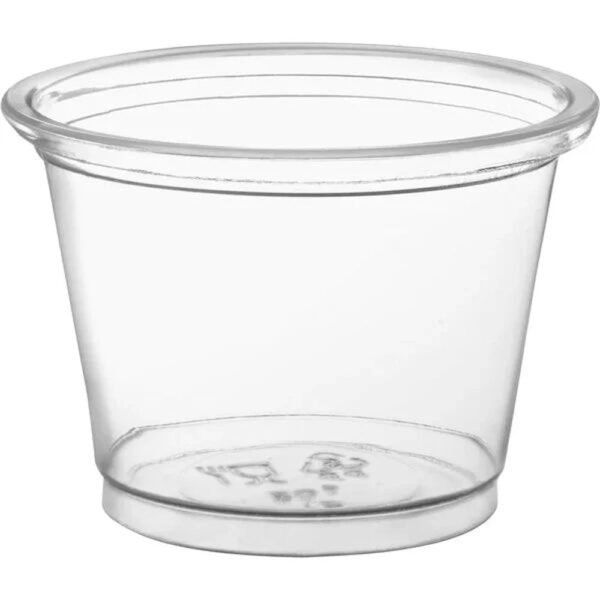 1 oz. Clear Plastic Soufflé Cups-2500 pcs