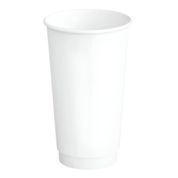20 oz. White Paper Hot Cups-Double Wall-360 pcs