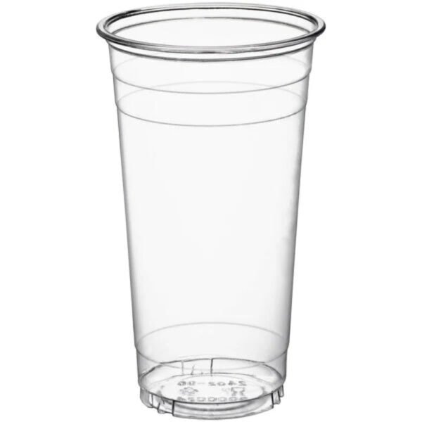 24 oz. Clear PET Plastic Cold Cups, 98 mm-600 pcs
