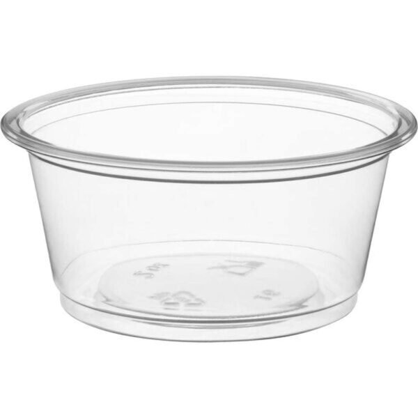 2 oz. Clear Plastic Soufflé Cups-2500 pcs