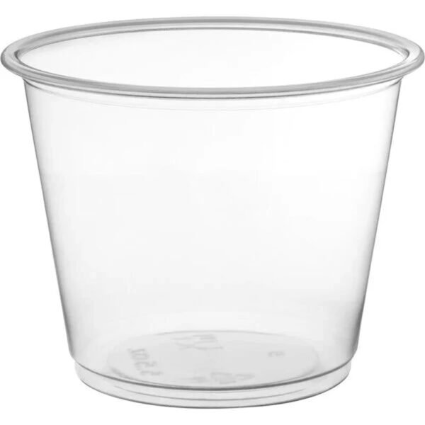 5.5 oz. Clear Plastic Soufflé Cups-2500 pcs