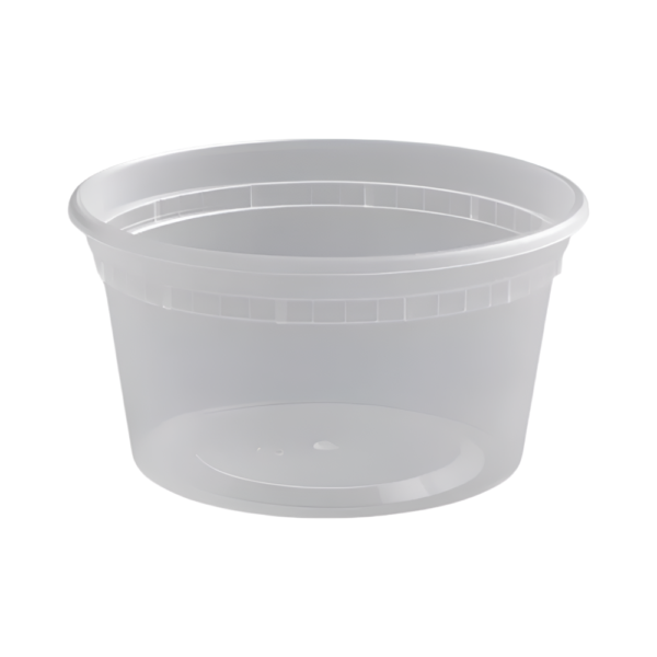 8 oz.Translucent Round Plastic Deli Container-500 pcs