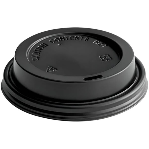70 mm Black Dome Lids-1000 pcs