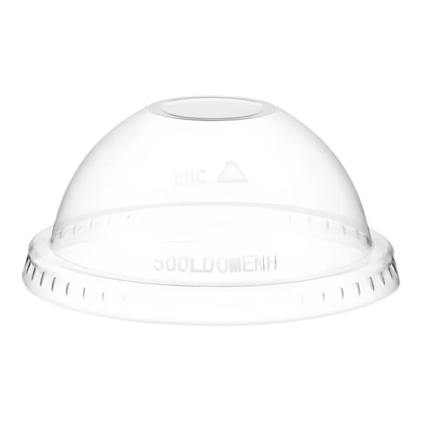 92mm Dome Lids without Hole for 5-12 oz Clear PET Cups-1000 pcs