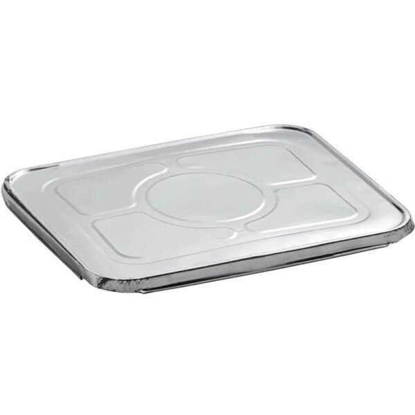 Half-Size Rectangular Foil Lids-100 pcs