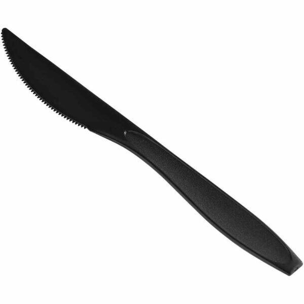 Cutlery Black Plastic Knives-1000 pcs