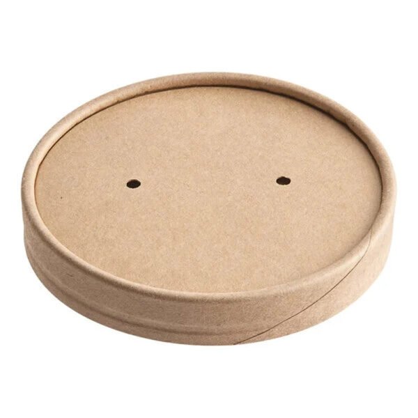 Lids for All Sizes of Kraft Paper Soup Cups-500 pcs