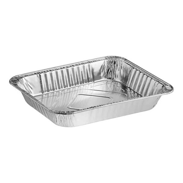 Medium Half-Size Rectangular Foil Pans-100 pcs