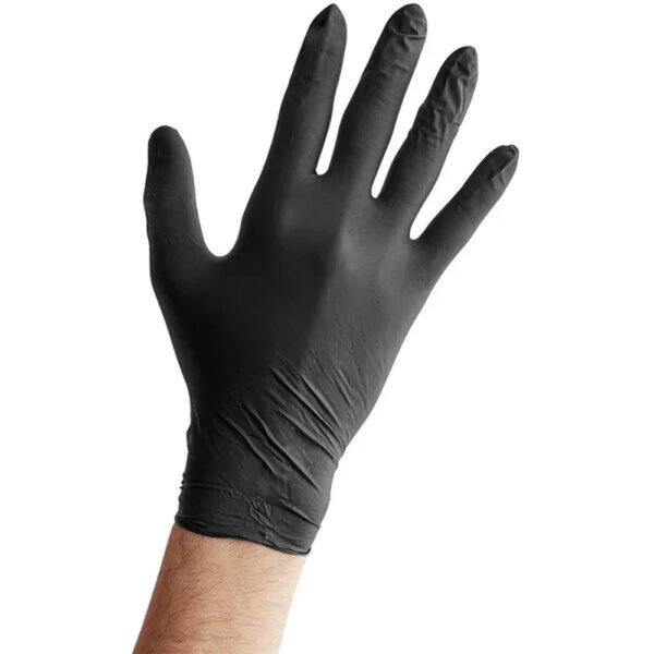 Black Nitrile Gloves