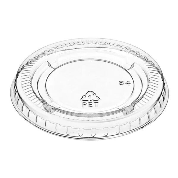 3.25-4 oz. Plastic Soufflé Lids 62mm-2500 pcs
